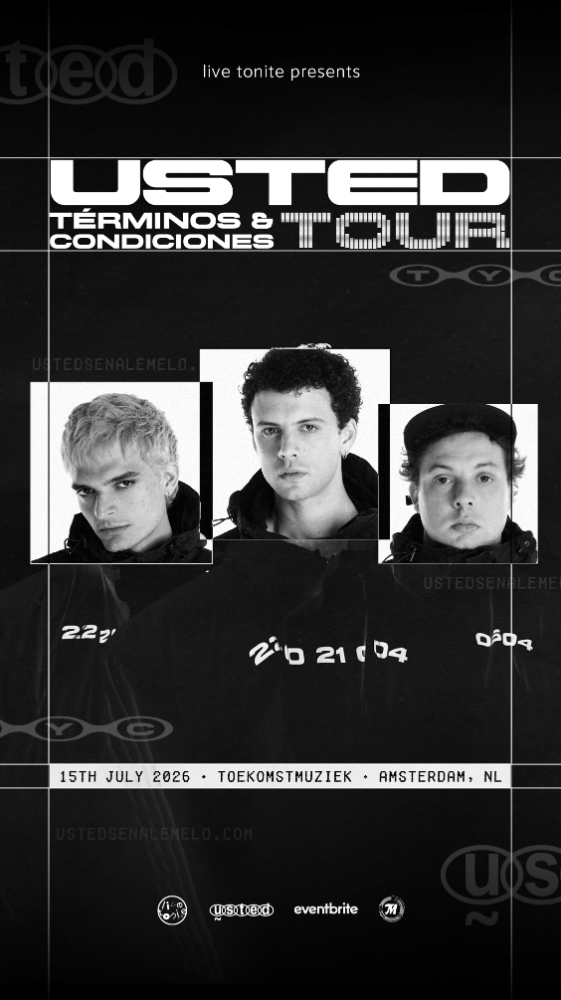 Usted Señalemelo live in Amsterdam!